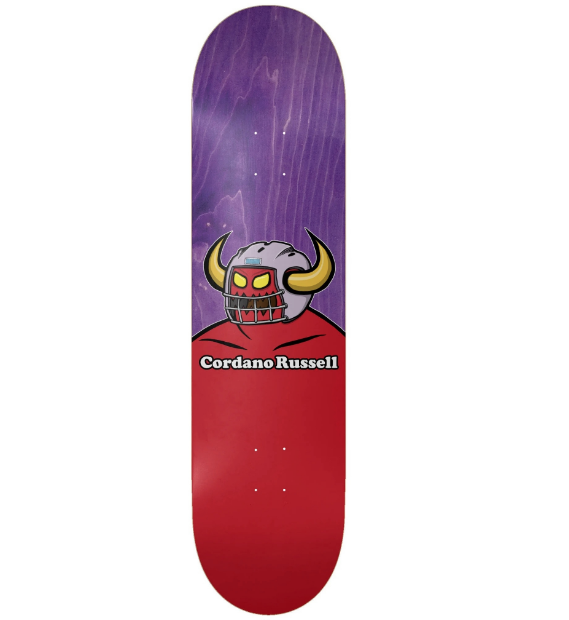 Toy Machine Skateboards Cordano Russell Deck 8.5